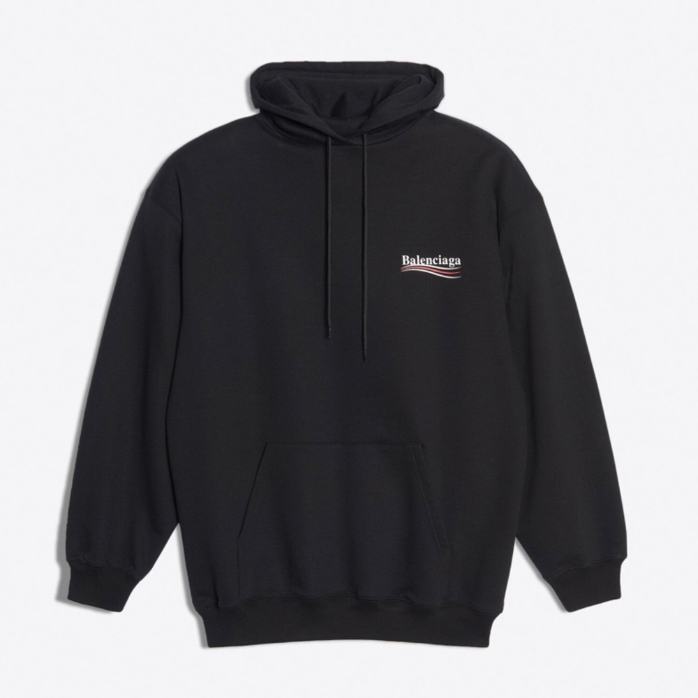 Balenciaga political campaign hoodie black